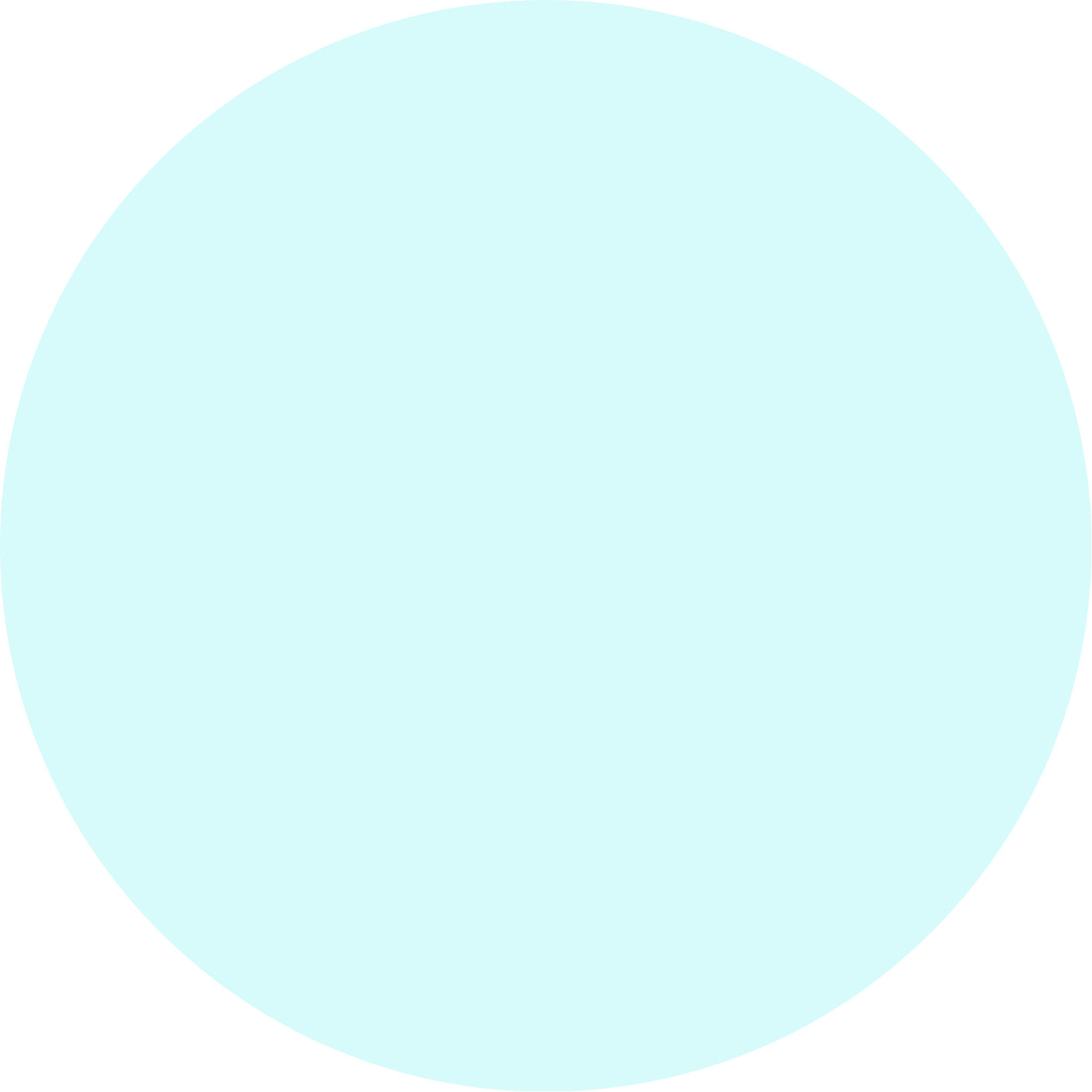 Teal Circle